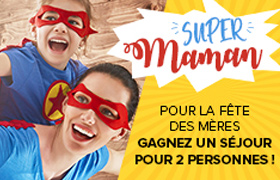 Read more : Try to win a stay for 2 people for Mother's Day!