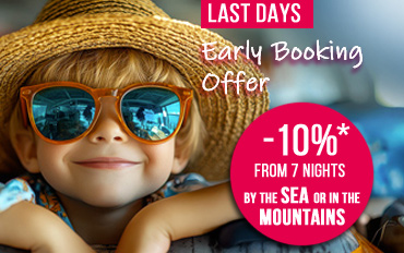 Read more : Last days at 10% off*... from 7 nights at the seaside or in the mountains !